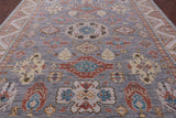 Grey Kazak Hand Knotted Wool Rug - 10' 1" X 13' 11" - Golden Nile