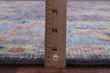 Grey Turkish Oushak Hand Knotted Wool Rug - 9' 3" X 12' 3" - Golden Nile