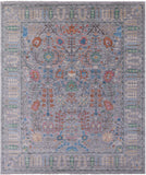 Grey Turkish Oushak Handmade Wool Rug - 12' 3" X 14' 9" - Golden Nile