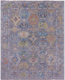 Grey Turkish Oushak Handmade Wool Rug - 8' 2" X 10' 2" - Golden Nile