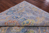 Grey Turkish Oushak Handmade Wool Rug - 8' 2" X 10' 2" - Golden Nile