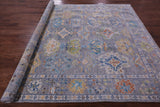Grey Turkish Oushak Handmade Wool Rug - 8' 2" X 10' 2" - Golden Nile