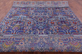 Grey Persian Hand Knotted Wool Rug - 8' 10" X 12' 0" - Golden Nile