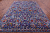 Grey Persian Hand Knotted Wool Rug - 8' 10" X 12' 0" - Golden Nile