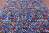 Grey Persian Hand Knotted Wool Rug - 8' 10" X 12' 0" - Golden Nile