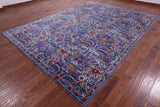 Grey Persian Hand Knotted Wool Rug - 8' 10" X 12' 0" - Golden Nile