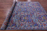 Grey Persian Hand Knotted Wool Rug - 8' 10" X 12' 0" - Golden Nile