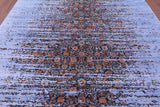 Contemporary Hand Knotted Wool & Silk Rug - 8' 0" X 9' 11" - Golden Nile