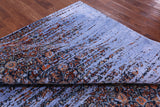 Contemporary Hand Knotted Wool & Silk Rug - 8' 0" X 9' 11" - Golden Nile