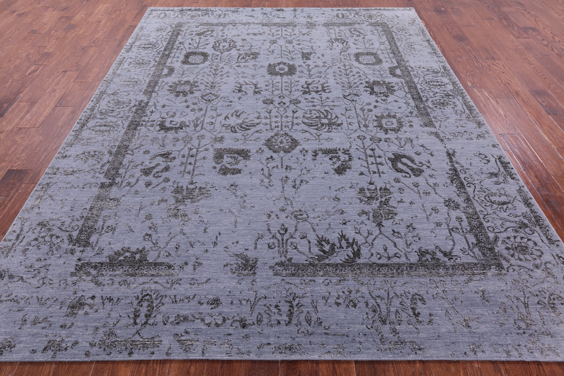 Persian Tabriz Handmade Wool & Silk Rug - 8' 0" X 9' 9" - Golden Nile