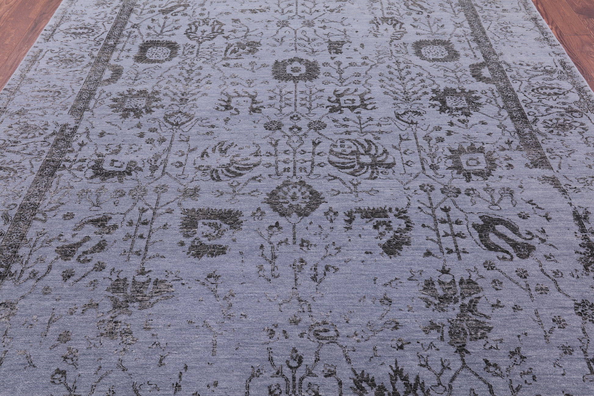 Persian Tabriz Handmade Wool & Silk Rug - 8' 0" X 9' 9" - Golden Nile