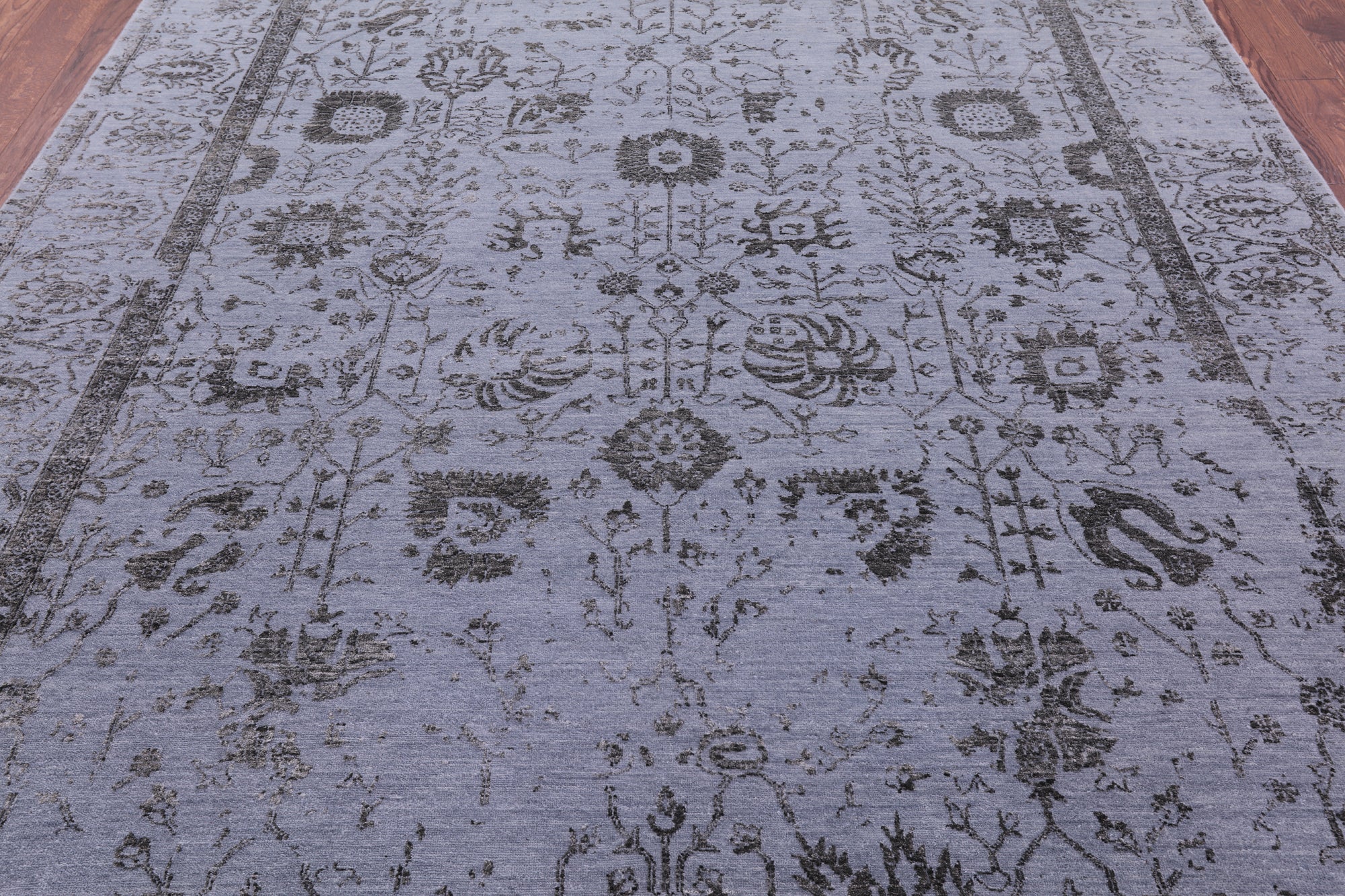 Persian Tabriz Handmade Wool & Silk Rug - 8' 0" X 9' 9" - Golden Nile