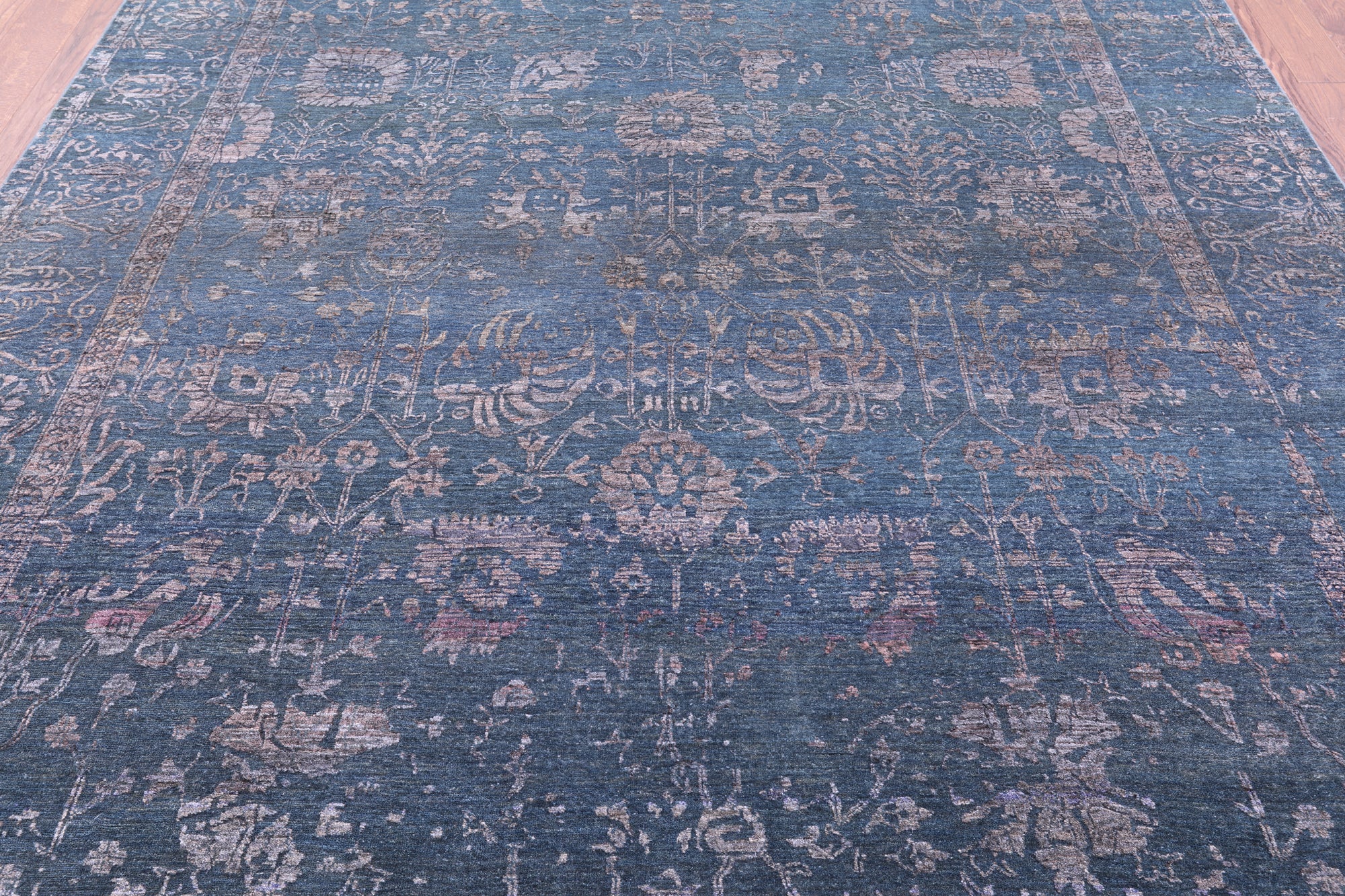 Persian Tabriz Handmade Wool & Silk Rug - 8' 0" X 9' 10" - Golden Nile