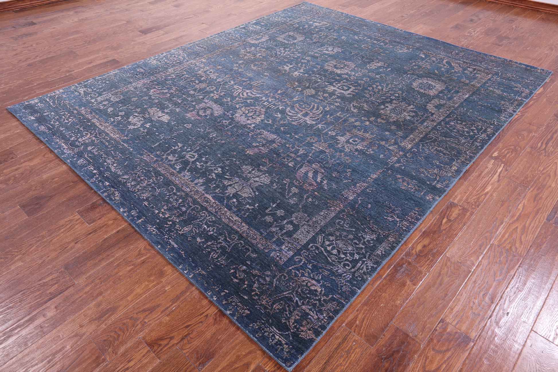 Persian Tabriz Handmade Wool & Silk Rug - 8' 0" X 9' 10" - Golden Nile