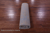Grey Persian Hand Knotted Wool & Silk Rug - 8' 1" X 10' 1" - Golden Nile