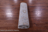 Grey Persian Tabriz Hand Knotted Wool & Silk Rug - 8' 1" X 9' 10" - Golden Nile
