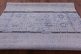 Grey Persian Tabriz Hand Knotted Wool & Silk Rug - 7' 11" X 9' 8" - Golden Nile
