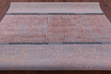 Grey Persian Fine Serapi Hand Knotted Wool & Silk Rug - 8' 0" X 10' 1" - Golden Nile