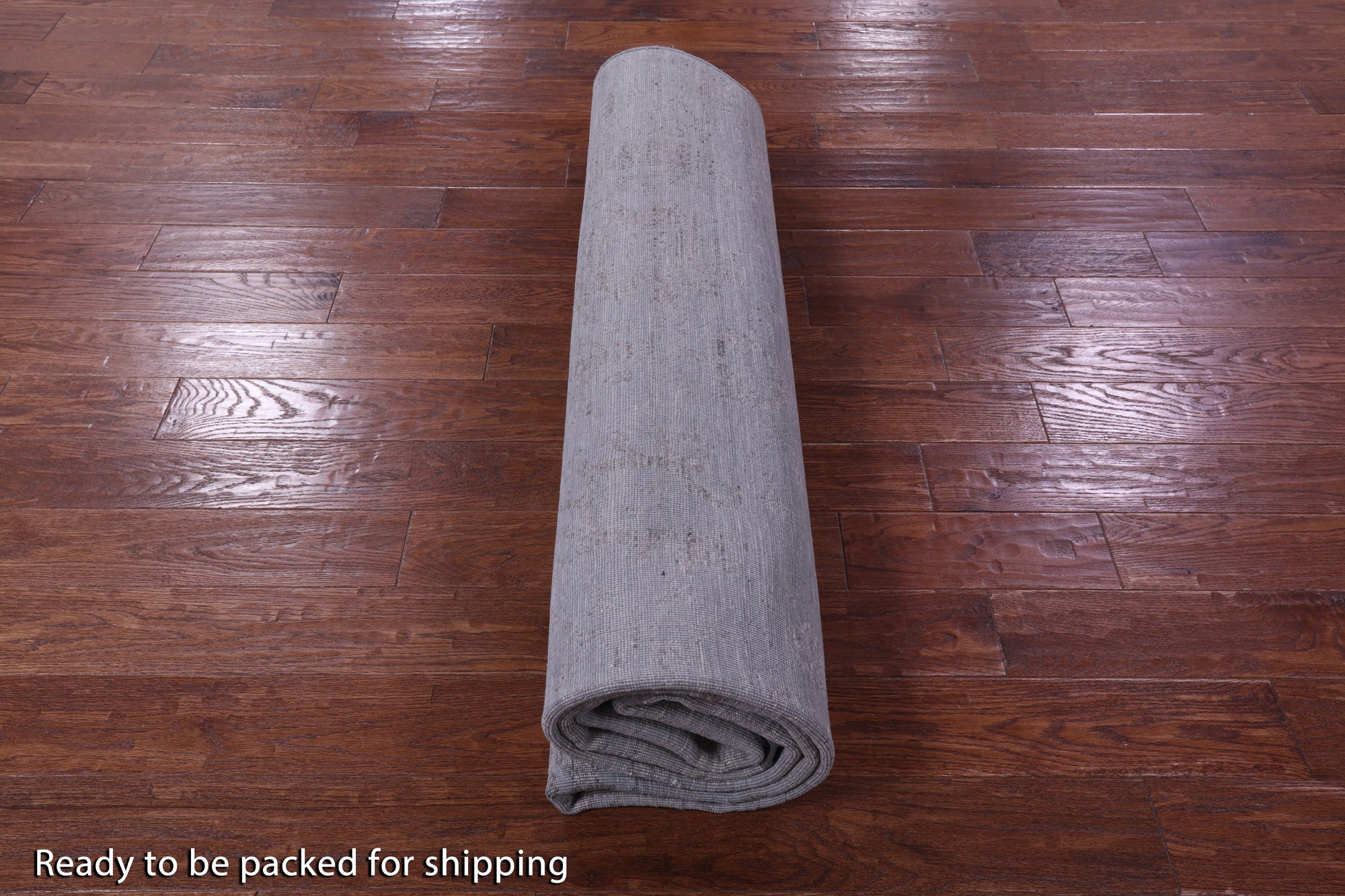 Grey Persian Tabriz Hand Knotted Wool & Silk Rug - 8' 0" X 9' 8" - Golden Nile