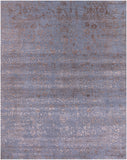 Persian Fine Serapi Hand Knotted Wool & Silk Rug - 7' 10" X 10' 0" - Golden Nile