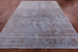 Persian Fine Serapi Hand Knotted Wool & Silk Rug - 7' 10" X 10' 0" - Golden Nile