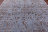 Persian Fine Serapi Hand Knotted Wool & Silk Rug - 7' 10" X 10' 0" - Golden Nile