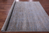 Persian Fine Serapi Hand Knotted Wool & Silk Rug - 8' 0" X 9' 10" - Golden Nile