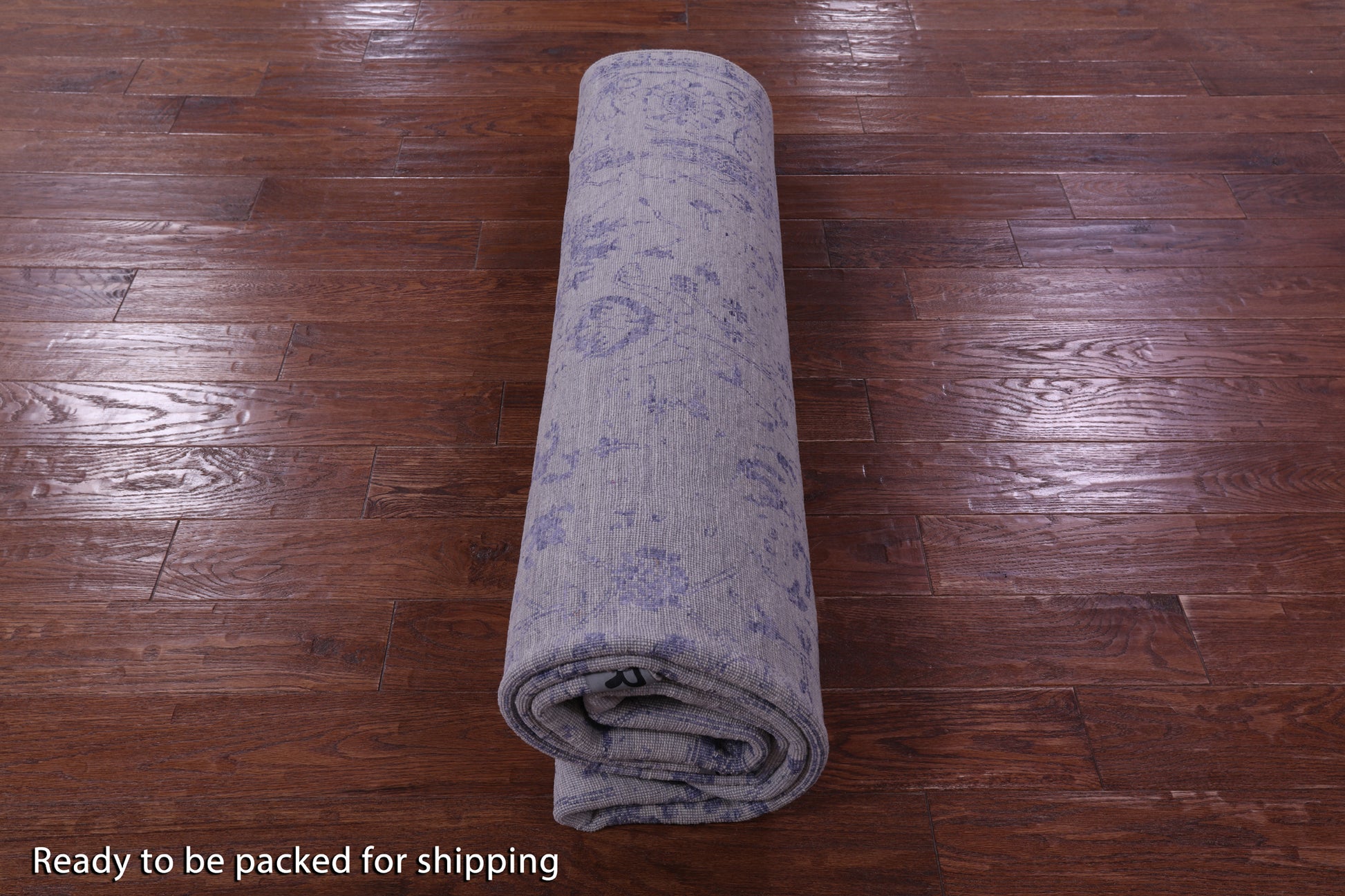 Grey Persian Tabriz Hand Knotted Wool & Silk Rug - 7' 11" X 9' 8" - Golden Nile