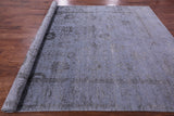 Grey Persian Tabriz Hand Knotted Wool & Silk Rug - 7' 11" X 10' 3" - Golden Nile