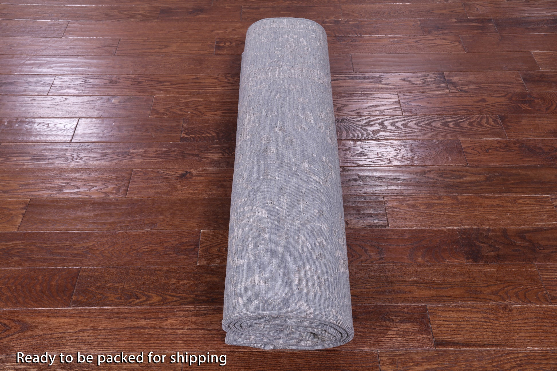 Grey Persian Tabriz Hand Knotted Wool & Silk Rug - 8' 0" X 10' 1" - Golden Nile