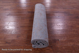 Grey Persian Tabriz Handmade Wool & Silk Rug - 7' 11" X 10' 1" - Golden Nile