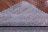 Grey Persian Tabriz Handmade Wool & Silk Rug - 7' 11" X 10' 1" - Golden Nile