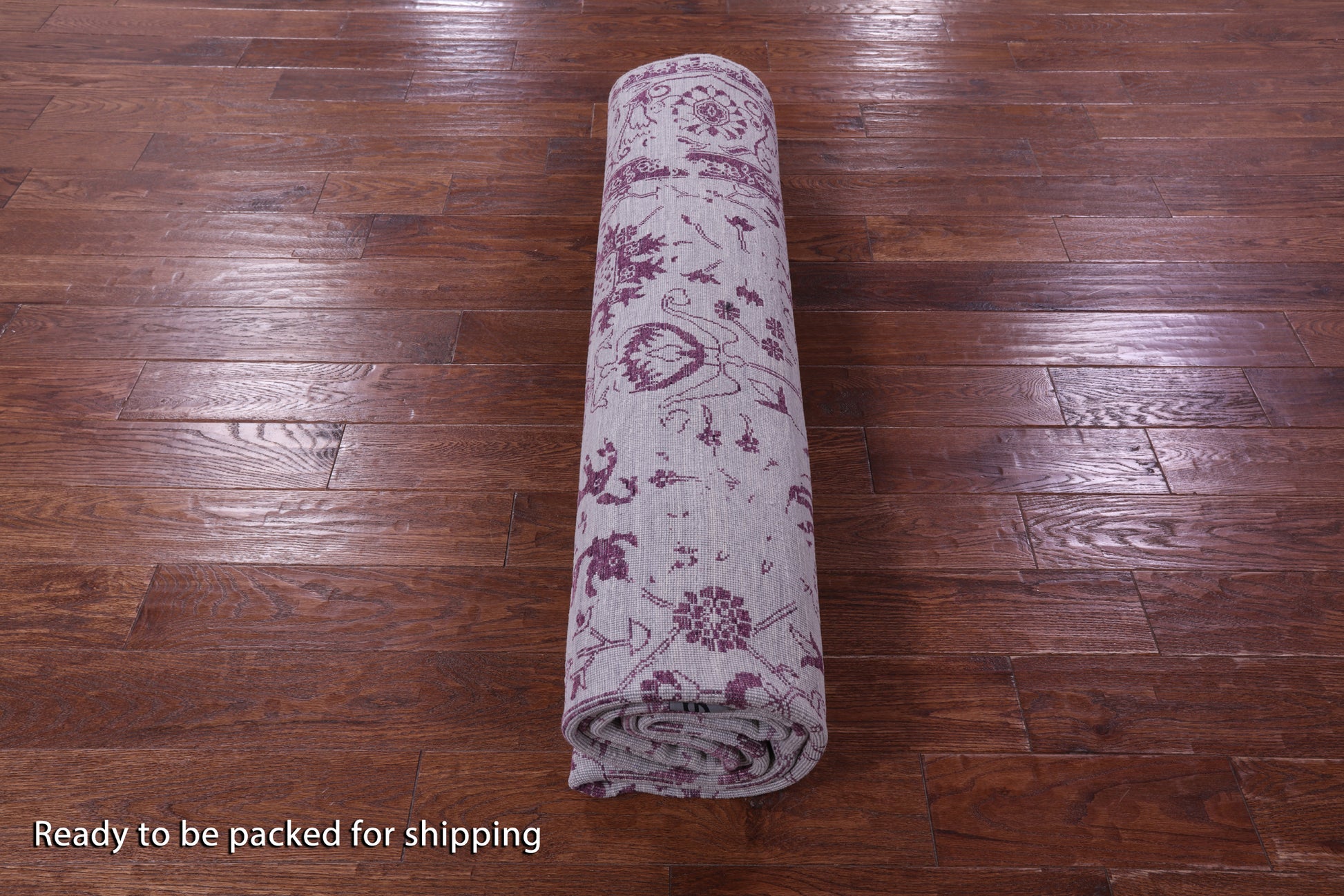 Grey Persian Tabriz Handmade Wool & Silk Rug - 8' 0" X 9' 10" - Golden Nile