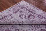 Grey Persian Tabriz Handmade Wool & Silk Rug - 8' 0" X 9' 10" - Golden Nile