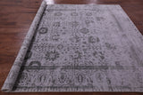 Grey Persian Tabriz Handmade Wool & Silk Rug - 8' 1" X 10' 0" - Golden Nile