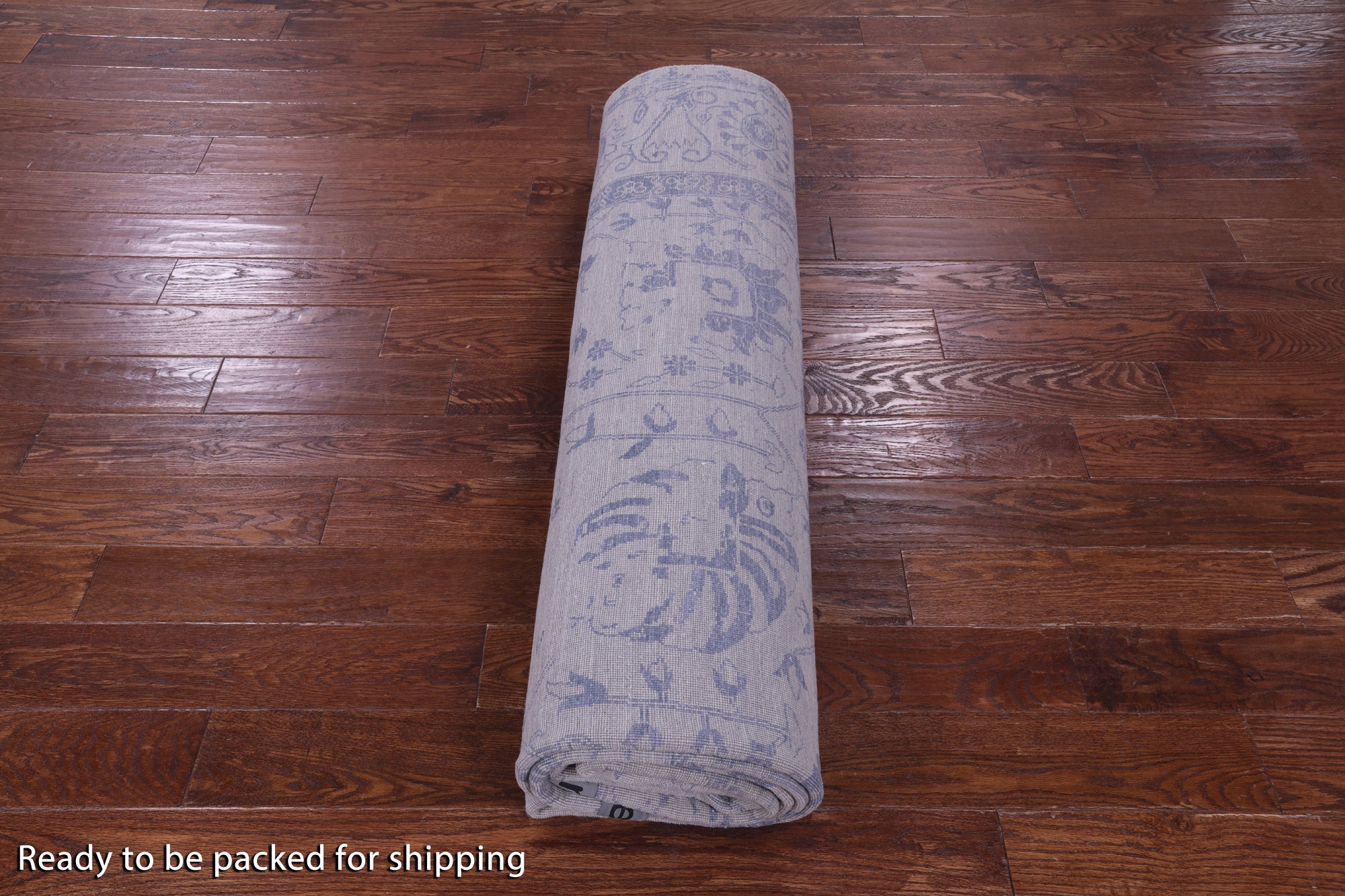 Grey Persian Tabriz Hand Knotted Wool & Silk Rug - 8' 11" X 12' 1" - Golden Nile