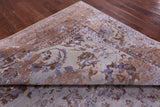 Grey Persian Hand Knotted Wool & Silk Rug - 8' 11" X 11' 8" - Golden Nile