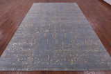 Persian Fine Serapi Hand Knotted Wool & Silk Rug - 8' 10" X 12' 1" - Golden Nile