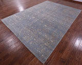 Persian Fine Serapi Hand Knotted Wool & Silk Rug - 8' 10" X 12' 1" - Golden Nile