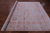 Grey Persian Tabriz Hand Knotted Wool & Silk Rug - 9' 0" X 11' 8" - Golden Nile