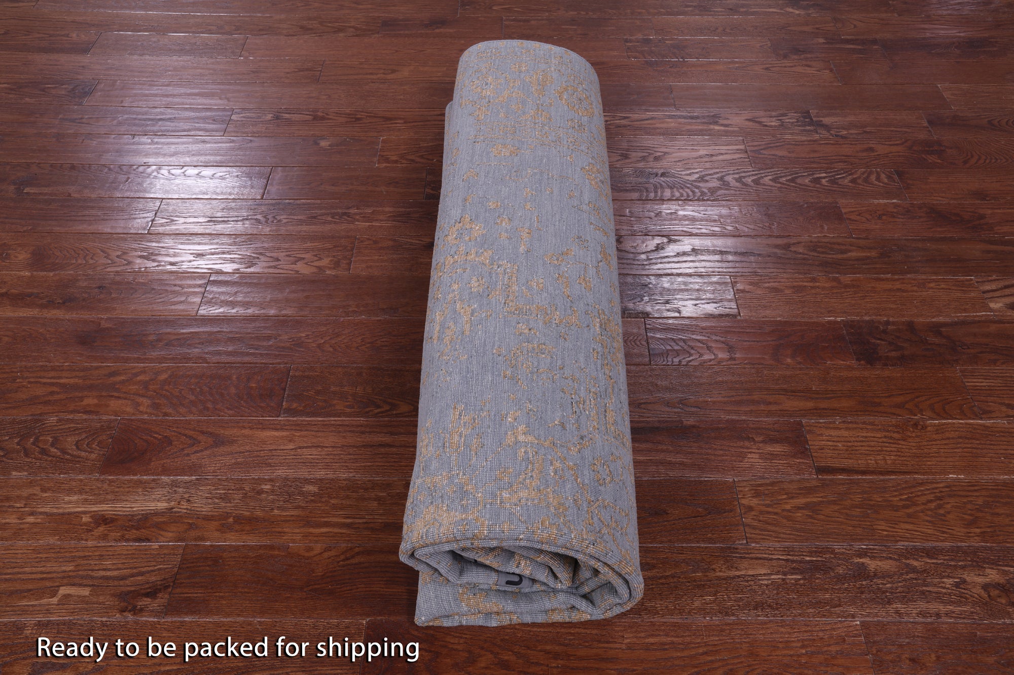 Persian Fine Serapi Hand Knotted Wool & Silk Rug - 8' 11" X 11' 11" - Golden Nile