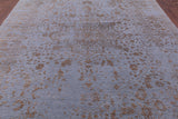 Persian Fine Serapi Hand Knotted Wool & Silk Rug - 8' 11" X 11' 11" - Golden Nile