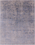 Persian Fine Serapi Handmade Wool & Silk Rug - 9' 1" X 12' 0" - Golden Nile