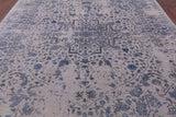 Persian Fine Serapi Handmade Wool & Silk Rug - 9' 1" X 12' 0" - Golden Nile