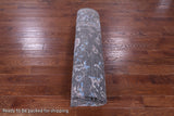 Grey Persian Tabriz Hand Knotted Wool & Silk Rug - 9' 0" X 11' 6" - Golden Nile