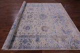 Ivory Persian Tabriz Hand Knotted Wool Rug - 8' 10" X 11' 8" - Golden Nile