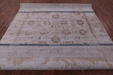 Grey Persian Tabriz Hand Knotted Wool & Silk Rug - 9' 2" X 11' 9" - Golden Nile