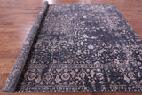 Grey Persian Fine Serapi Handmade Wool & Silk Rug - 9' 0" X 12' 0" - Golden Nile