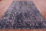 Grey Persian Fine Serapi Handmade Wool & Silk Rug - 9' 0" X 12' 0" - Golden Nile