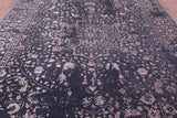 Grey Persian Fine Serapi Handmade Wool & Silk Rug - 9' 0" X 12' 0" - Golden Nile